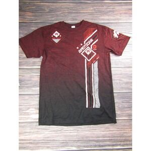 American Fighter Mens Medium Black Red Training T Shirt UFC MMA Gym Workout